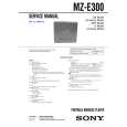 SONY MZE300 Service Manual cover photo