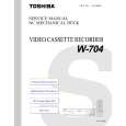 TOSHIBA W704 Service Manual cover photo