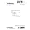 SONY SRFH11 Service Manual cover photo