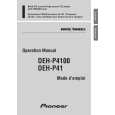 PIONEER DEH-P310 Service Manual cover photo