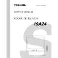 TOSHIBA 19A24 Service Manual cover photo