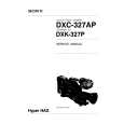 SONY DXC327AP Service Manual cover photo