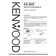 KENWOOD KA895 Owner's Manual cover photo
