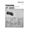 TOSHIBA RT8065 Service Manual cover photo