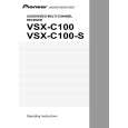 PIONEER VSX-C100-S Owner's Manual cover photo