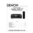 DENON AVC77 Service Manual cover photo