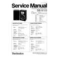 TECHNICS SB-X110 Service Manual cover photo