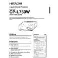 HITACHI CPL750W Owner's Manual cover photo