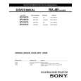 SONY KP-61HS10 Owner's Manual cover photo