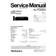 TECHNICS SLPG580A Service Manual cover photo