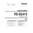 TEAC PD-D2410 Service Manual cover photo