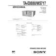 SONY TAEX880 Service Manual cover photo