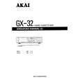 AKAI GX-32 Owner's Manual cover photo