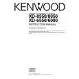 KENWOOD XD-6000 Owner's Manual cover photo
