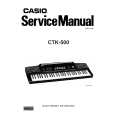 CASIO CTK500 Service Manual cover photo