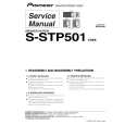 PIONEER S-STP501/XTW/E Service Manual cover photo