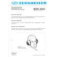 SENNHEISER MZW 2002 Owner's Manual cover photo