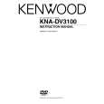 KENWOOD KNA-DV3100 Owner's Manual cover photo