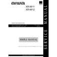 AIWA XRM11K Service Manual cover photo