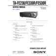 SONY TAFE330R Service Manual cover photo