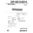 SONY CDP-XE210 Service Manual cover photo