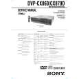SONY DVPCX870D Service Manual cover photo
