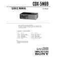 SONY CDX-5N69 Service Manual cover photo