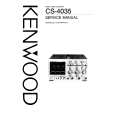 KENWOOD CS-4035 Service Manual cover photo
