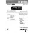 SONY TCW255C Service Manual cover photo