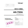 TEAC AG-790A Service Manual cover photo