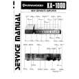 KENWOOD KA1000 Service Manual cover photo