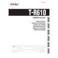 TEAC TR610 Owner's Manual cover photo