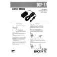 SONY DCP77 Service Manual cover photo