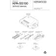 KENWOOD KPASS100 Service Manual cover photo