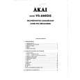 AKAI VS66 Service Manual cover photo
