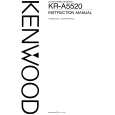 KENWOOD KRA5520 Owner's Manual cover photo