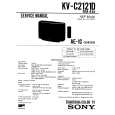 SONY KVC2121D Service Manual cover photo