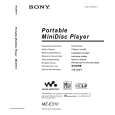 SONY MZE310 Owner's Manual cover photo