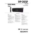 SONY DVP-CX875P Owner's Manual cover photo