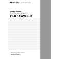 PIONEER PDP-S29-LR Service Manual cover photo