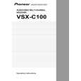 PIONEER VSX-C100-K/MYXU Owner's Manual cover photo