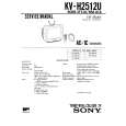 SONY KVH2512U Service Manual cover photo