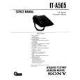 SONY ITA505 Service Manual cover photo