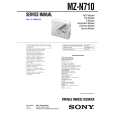 SONY MZN710 Service Manual cover photo