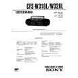 SONY CFSW318L Service Manual cover photo