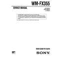 SONY WMFX355 Service Manual cover photo