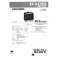 SONY KV1442AEB Service Manual cover photo