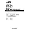 AKAI CD-73 Owner's Manual cover photo