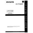 AIWA HVFX3800 Service Manual cover photo