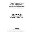 CANON PC890/ADF Service Manual cover photo